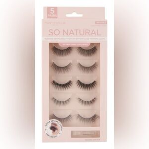 Ruby & Millie 3D Faux Mink Lashes With Glue (5 ct).